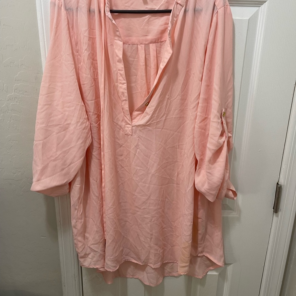 Light Pink Women's Tunic blouse
